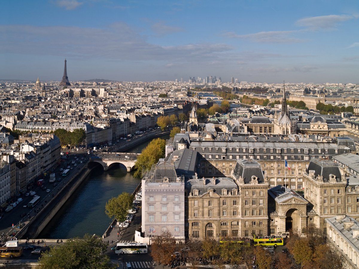 Panorama from Notre Dame de Paris